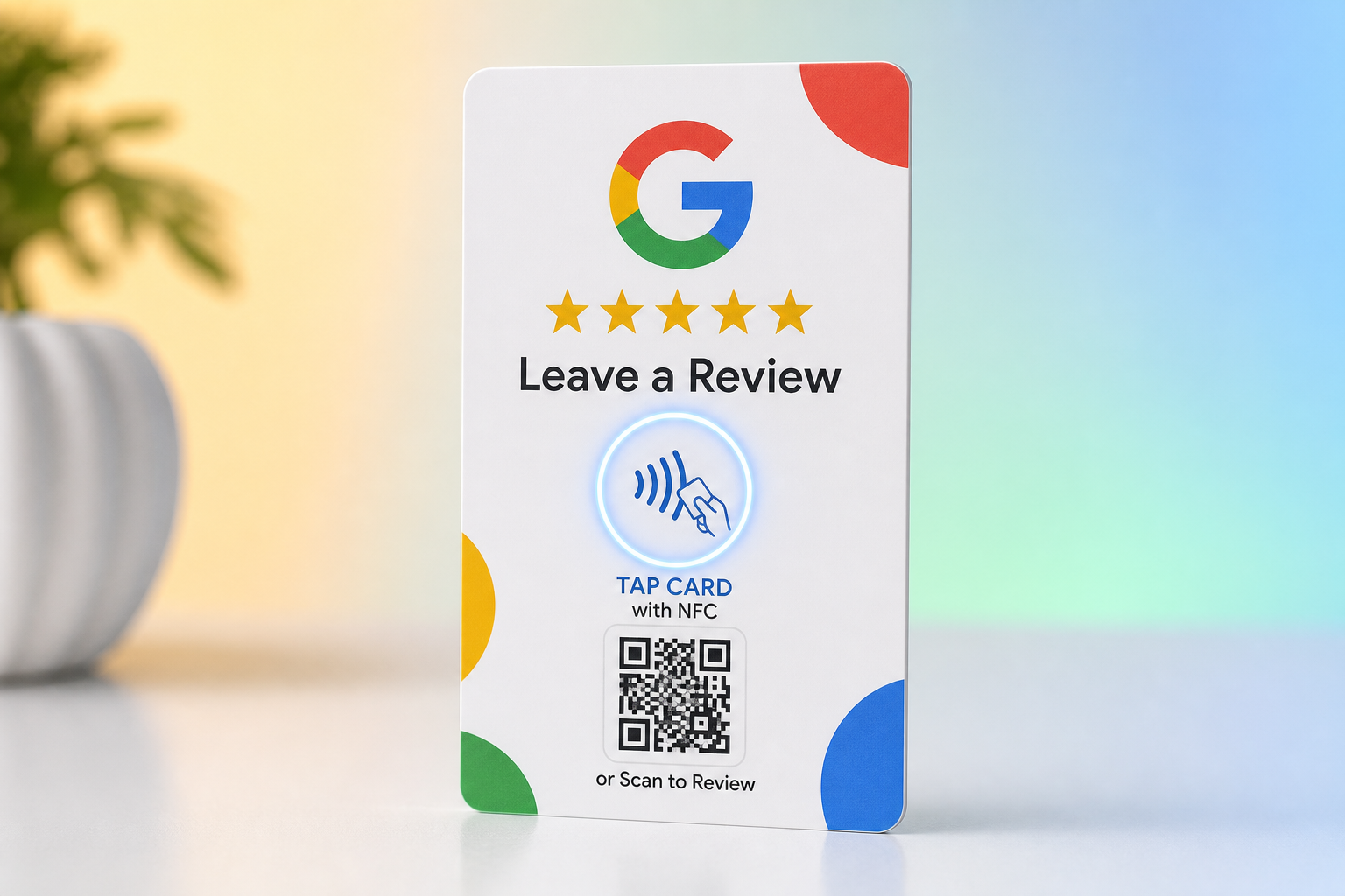 Google Review Card — NFC Google review collection card